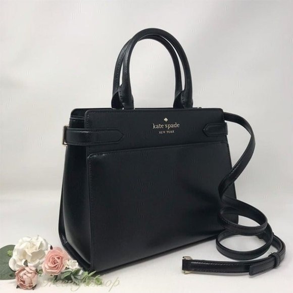 Kate Spade NEW! Staci Black Satchel - Picture 1 of 13